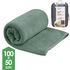 Швидкосохнучий рушник з мікрофібри з чохлом Sea to Summit Tek Towel - M (Sage), 100x50 см, Тип розміру: M, Колір: Sage