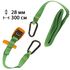 Ремені стяжні Sea to Summit Carabiner Tie Down 28 мм, 300 см, Ширина: 28, Довжина: 300, Колір: Orange/Green
