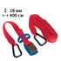Ремені стяжні Sea to Summit Carabiner Tie Down 28 мм, 400 см, Ширина: 28, Довжина: 400, Колір: Blue/Red