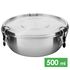 Туристична миска з кришкою Tatonka Food на 500 мл, нержавіюча сталь