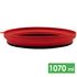 Складна туристична тарілка Tramp TRC-124 (Terracotta), харчовий силікон, Об'єм: 1070, Колір виробника: Terracotta