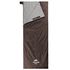 Літній кемпінговий спальник-ковдра Naturehike NH21MSD09 - LW180 M (Grayish Brown) до 8°C, Максимальний зріст користувача: 185, Колір: Grayish Brown, Сторона застібки: права, зображення 2