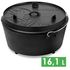 Чавунний казан-жаровня на ніжках Petromax Dutch Oven на 16,1 л, Тип конструкції: з ніжками, Об'єм: 16,1