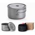 Туристична каструля Naturehike NH18T202-B на 1,3 л, титан, зображення 4