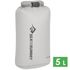 Гермомішок Sea to Summit Ultra-Sil Dry Bag (High Rise Grey), 5 л, Об'єм: 5, Колір виробника: High Rise Grey
