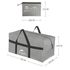 Складна сумка-баул Naturehike NH17S021 - L (Dark Grey), 100 л, Об'єм: 100, Колір виробника: Dark Grey, зображення 2
