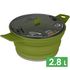 Складна туристична каструля для пальника Sea to Summit X-Pot (Olive) на 2,8 л, харчовий силікон, Об'єм: 2,8, Колір виробника: Olive