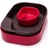 Туристичний набір столового посуду Wildo Camp-A-Box Green - Basic (Raspberry) на 1 особу, харчовий пластик, Тип комплекту: Basic, Колір: Raspberry