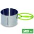 Туристична кружка зі складною ручкою Pinguin Mug Steel на 500 мл, нержавіюча сталь
