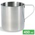 Туристична кружка Tatonka Mug на 450 мл, нержавіюча сталь, Об'єм: 450, Колір: Metal