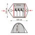 3-місний автоматичний намет Tramp Quick 3 V2: двошаровий, Кількість місць: 3, Колір: Green, зображення 2