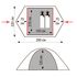 2-місний намет Tramp Nishe 2 V2: двошаровий, Кількість місць: 2, Колір: Green, зображення 2