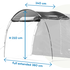 Каркасний тент Ferrino Canopy 6 Places (Dark Grey), зображення 4