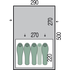 4-місний кемпінговий намет Pinguin Omega 4 (Green), Кількість місць: 4, Колір: Green, зображення 2