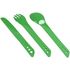 Туристичний набір столових приборів Lifeventure Ellipse - Big (Green) (виделка, ложка, ніж), харчовий пластик, Тип розміру: Big, Колір виробника: Green, зображення 4