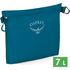 Універсальна дорожня сумочка-органайзер Osprey Ultralight Zipper Sack - L (Waterfront Blue), 7 л, Об'єм: 7, Колір виробника: Waterfront Blue