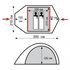 2-місний намет Tramp Lair 2 V2: двошаровий, з тамбуром, Кількість місць: 2, Колір: Green, зображення 2