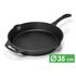 Чавунна сковорода Petromax Fire Skillet, Ø35 см (з довгою ручкою), Тип конструкції: з довгою ручкою, Діаметр верхній: 35