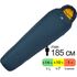 Літній пуховий спальник Mountain Equipment Helium Solo - Regular (01635/Majolica Blue) до 10°C: з капюшоном, Максимальний зріст користувача: 185, Колір: 01635/Majolica Blue, Сторона застібки: ліва