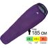 Демісезонний туристичний спальник Mountain Equipment Lunar I - Wmns Long (01588/Tyrian Purple) до 5°C: з капюшоном, Максимальний зріст користувача: 185, Колір: 01588/Tyrian Purple, Сторона застібки: ліва