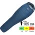 Демісезонний туристичний спальник Mountain Equipment Lunar III - Regular (01476/Denim Blue) до -5°C: з капюшоном, Максимальний зріст користувача: 185, Колір: 01476/Denim Blue, Сторона застібки: ліва