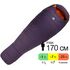 Демісезонний туристичний спальник Mountain Equipment Starlight III - Wmns Regular (01419/Aubergine-Blaze) до -7°C: з капюшоном, Максимальний зріст користувача: 170, Колір: 01419/Aubergine-Blaze, Сторона застібки: ліва