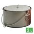 Туристичний казанок для вогнища Toaks POT-2000-BH на 2 л, титан, Об'єм: 2, Діаметр: 17 см