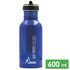 Спортивна пляшка для води з поїлкою та трубочкою Laken Flow Alu (Blue) на 600 мл, алюміній, Об'єм: 600, Колір виробника: Blue