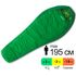 Демісезонний туристичний спальник Pinguin Mistral PFM 195 (Green) до -3°C: з капюшоном, Максимальний зріст користувача: 195, Колір: Green, Сторона застібки: ліва