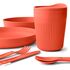 Туристичний набір столового посуду Sea to Summit Passage Dinnerware - Set 1P - 7 предметів (Spicy Orange) на 1 особу, харчовий пластик, Колір: Spicy Orange, зображення 3