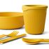 Туристичний набір столового посуду Sea to Summit Passage Dinnerware - Set 1P - 6 предметів (Arrowwood Yellow) на 1 особу, харчовий пластик, Колір: Arrowwood Yellow, зображення 3