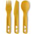 Туристичний набір пластикових столових приборів Sea to Summit Passage - 3 предмети (Arrowwood Yellow): виделка, ложка, ніж, Колір виробника: Arrowwood Yellow