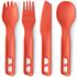Туристичний набір столового посуду Sea to Summit Passage Dinnerware - Set 1P - 6 предметів (Spicy Orange) на 1 особу, харчовий пластик, Колір: Spicy Orange, зображення 7