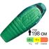Демісезонний пуховий спальник Sea to Summit Ascent -1C - Long до -1°C: з капюшоном, Максимальний зріст користувача: 198, Колір: Rain Forest Green, Сторона застібки: ліва