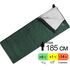 Літній кемпінговий спальник-ковдра Trimm Travel 185 (Olive) до 1°C, Максимальний зріст користувача: 185, Колір: Olive, Сторона застібки: права