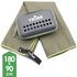 Швидкосохнучий рушник з мікрофібри з чохлом Tribe Pocket Towel - XXL (Army Green), 180x90 см, Тип розміру: XXL, Колір: Army Green