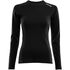 Термокофта жіноча Aclima WarmWool 200 Crew Neck (123/Jet Black), Колір виробника: 123/Jet Black, Розмір виробника: M