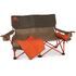 Двомісне розкладне крісло на природу Kelty Low Loveseat Nest (Bungee Cord-Beluga), зображення 2