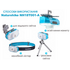 Налобний ліхтар акумуляторний Naturehike NH18T001-A (Blue): Micro USB, Колір корпусу: Blue/Grey, зображення 2