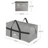 Складна дорожня сумка-баул Naturehike NH17S021 - L (Light Grey), 100 л, Об'єм: 100, Колір виробника: Light Grey, зображення 2