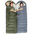Демісезонний кемпінговий спальник-ковдра Naturehike NH21MSD08 - Y150 L (Blue) до 7°C: з капюшоном, Колір: Blue, Сторона застібки: ліва, зображення 6