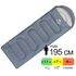 Демісезонний кемпінговий спальник-ковдра Naturehike NH21MSD08 - Y150 L (Blue) до 7°C: з капюшоном, Колір: Blue, Сторона застібки: ліва