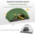 2-місний ультралегкий намет Naturehike NH17T007-M Mongar 2 - 210T (Forest Green): двошаровий, Кількість місць: 2, Колір: Forest Green, зображення 5