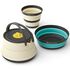 Похідний набір складного посуду Sea to Summit Frontier Kettle Cook - Set 1P (з чохлом) на 1 особу: чайник, миска, стакан, Тип комплекту: Set 1P