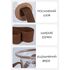 Складне відро Naturehike NH20SJ040 (Brown), 10 л, Об'єм: 10, Колір виробника: Brown, зображення 3