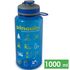 Спортивна пляшка для води з поїлкою та ситечком Pinguin Tritan Fat Sport (Blue) на 1000 мл, тритан, Об'єм: 1000, Колір виробника: Blue