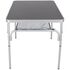 Розкладний стіл з поличкою Bo-Camp Table - 100x70x70 см, Тип розміру: 100x70x70 см, Колір: Grey, зображення 4