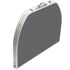 Розкладний стіл з поличкою Bo-Camp Case Model Oval - 150x80x70 см, Тип розміру: 150x80x70 см, Колір: Grey, зображення 3