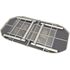 Розкладний стіл з поличкою Bo-Camp Case Model Oval - 150x80x70 см, Тип розміру: 150x80x70 см, Колір: Grey, зображення 2