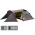 3-місний намет Tramp Cave 3 V2 (Grey): двошаровий, з тамбуром, Кількість місць: 3, Колір: Grey/Red